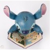 Statuette résine STITCH avec son livre d'histoire de canards - Jim Shore - Enesco