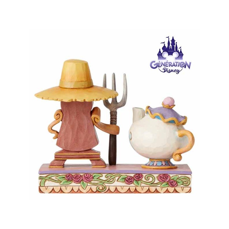 Statuette résine Mme Samovar et Big Ben "Workin round the clock" - Jim Shore Enesco