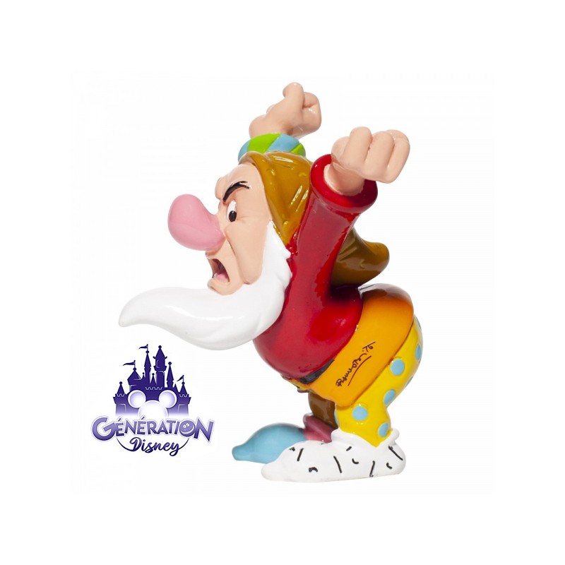 Statuette résine Grincheux des Sept Nains collection Britto - ENESCO
