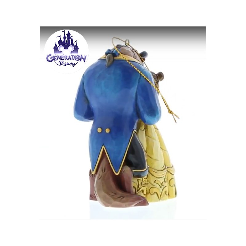 Ornement résine La Belle et la Bête - Enesco - Jim Shore - Noël