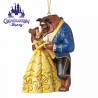 Ornement résine La Belle et la Bête - Enesco - Jim Shore - Noël