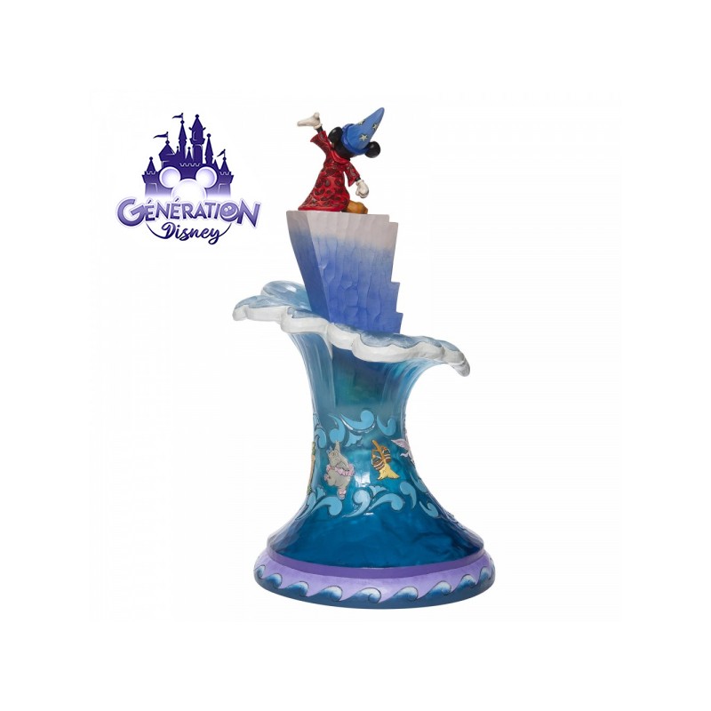 Statue résine Mickey l'apprenti sorcier "Summit of Imagination" - Jim Shore - Enesco