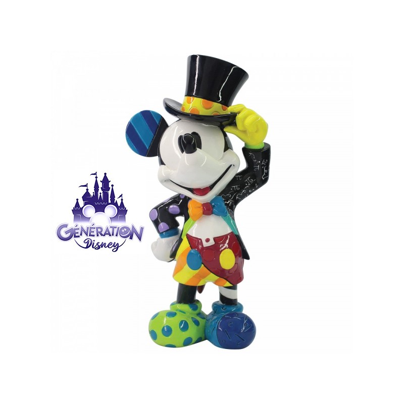 Statue résine Mickey "Mickey Mouse with Top Hat"- Enesco by Britto 23cm