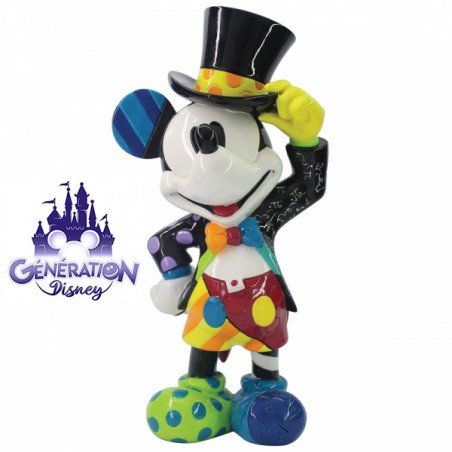 Statue résine Mickey "Mickey Mouse with Top Hat"- Enesco by Britto 23cm