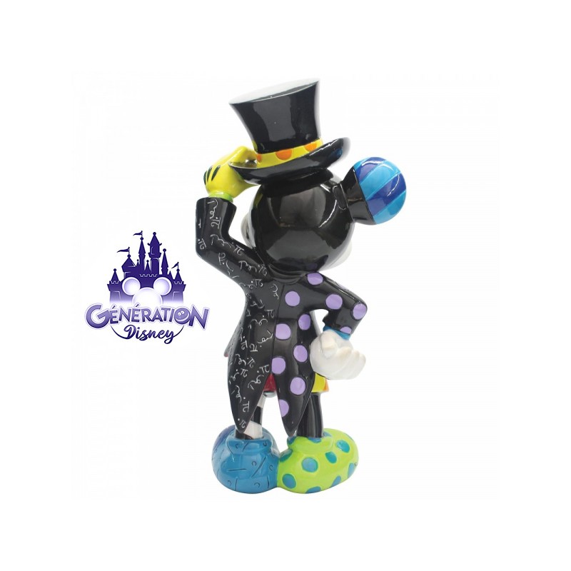 Statue résine Mickey "Mickey Mouse with Top Hat"- Enesco by Britto 23cm