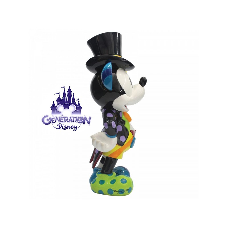 Statue résine Mickey "Mickey Mouse with Top Hat"- Enesco by Britto 23cm