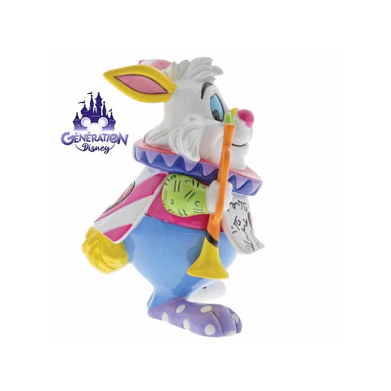 Statuette résine du Lapin blanc du Pays des Merveilles - Enesco Britto