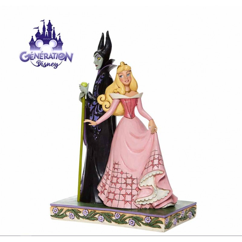 Statue résine duo Aurore et Maléfique "Sorcery and Serenity" - Enesco by Jim Shore 21cm