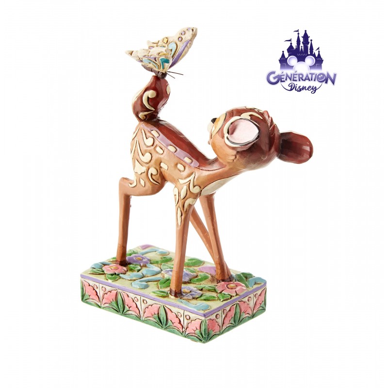 Statue résine Bambi et le papillon - Enesco by Jim Shore - 12cm