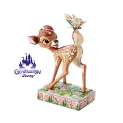 Statue résine Bambi et le papillon - Enesco by Jim Shore - 12cm