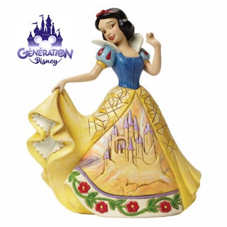 Statuette résine Blanche Neige "Enchanted castle dress" - Enesco by Jim Shore