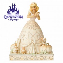 Statuette résine Cendrillon "Darling Dreamer"- Enesco White Woodland by Jim Shore