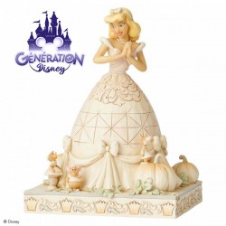 Statuette résine Cendrillon "Darling Dreamer"- Enesco White Woodland by Jim Shore