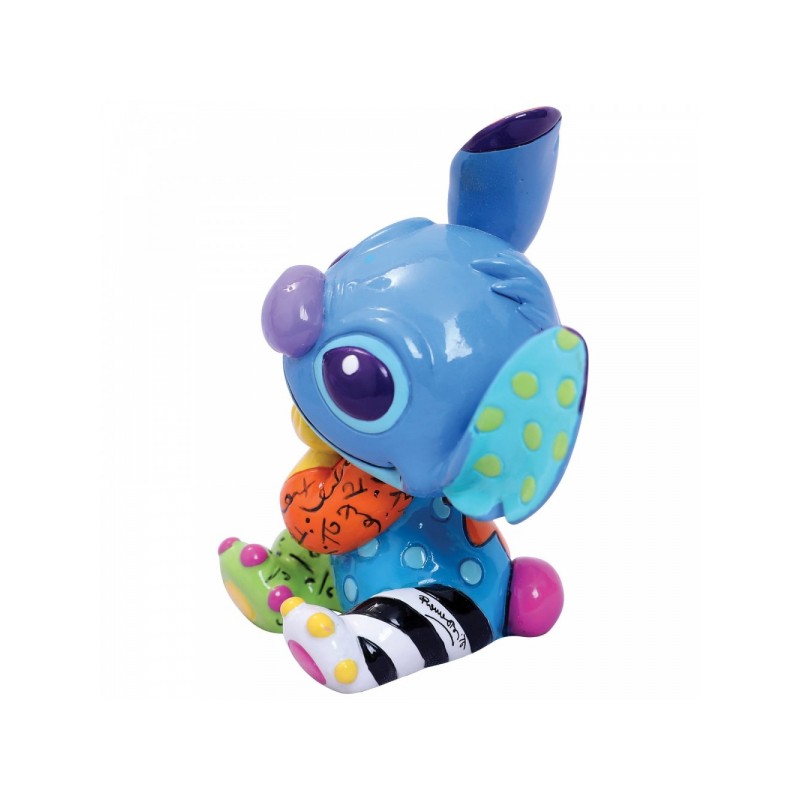 Statue résine Stitch assis, de la collection Britto Enesco