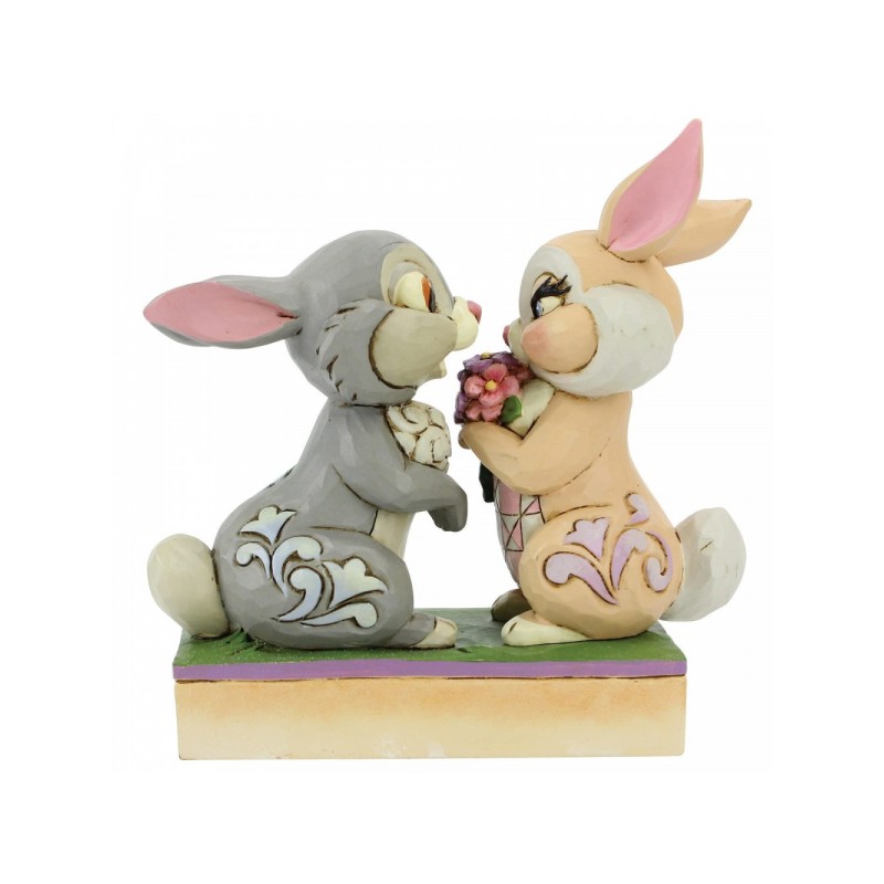 Statuette résine Panpan et Miss Bunny (Bunny Bouquet)