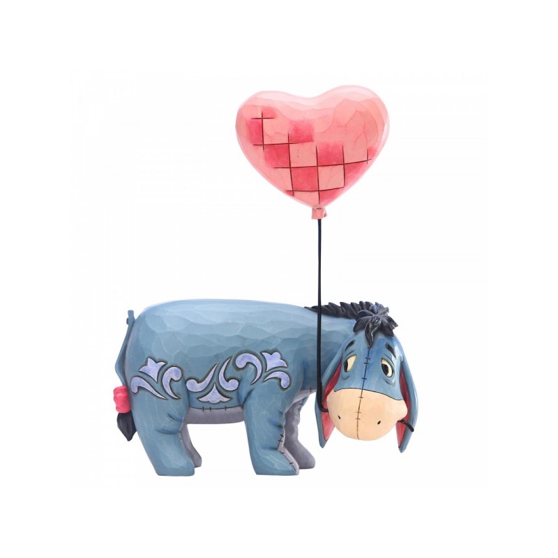 Statuette résine Bourriquet "Eeyore with a Heart Balloon" Enesco