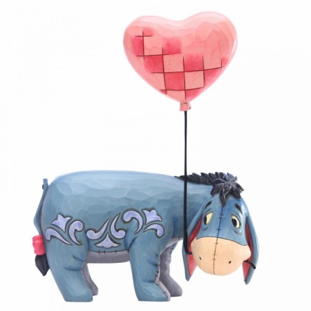 Statuette résine Bourriquet "Eeyore with a Heart Balloon" Enesco
