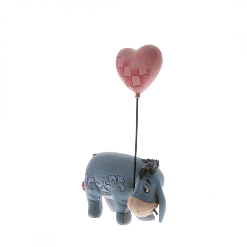 Statuette résine Bourriquet "Eeyore with a Heart Balloon" Enesco