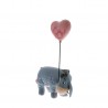 Statuette résine Bourriquet "Eeyore with a Heart Balloon" Enesco