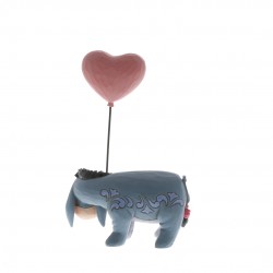 Statuette résine Bourriquet "Eeyore with a Heart Balloon" Enesco