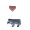 Statuette résine Bourriquet "Eeyore with a Heart Balloon" Enesco