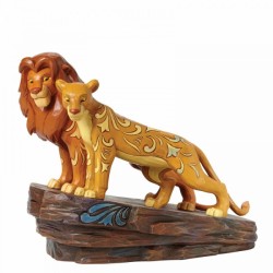 Simba et Nala sur le Rocher des Lions - Jim Shore T/20