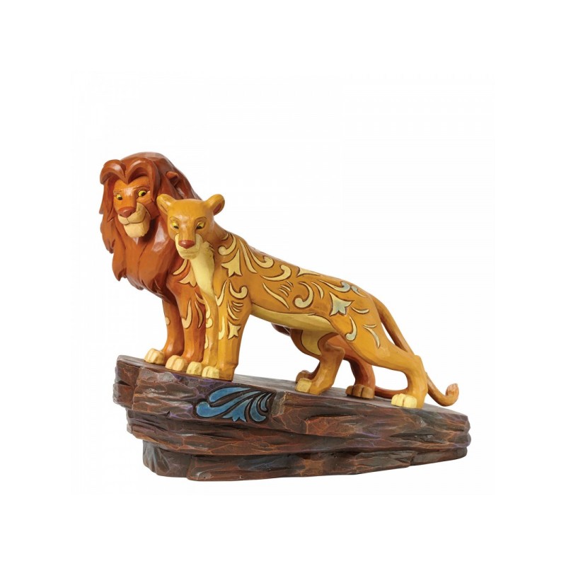 Simba et Nala sur le Rocher des Lions - Jim Shore T/20